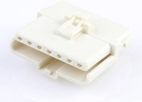 Molex Stift- und Buchsengehäuse-Kabel in Weiß mit 7 Polen - Bild 1