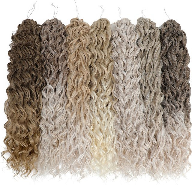Latasha Haarverlängerung, Afro Curl, Ombre Blonde Rosa, Damen - Bild 1