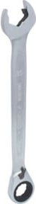 KS Tools DUO GEARplus Ringmaulschlüssel mit umschaltbarer Maul-Ratschenfunktion, Farbe: Silber, Material: Chrom-Vanadium-Stahl, Größe: 30 mm - Bild 1
