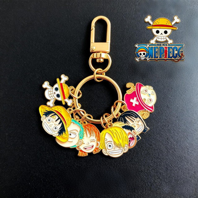 Bandai Schlüsselanhänger Monkey D. Luffy Nami, Gold, Unisex - Bild 1