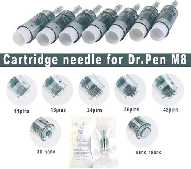 dr.tattoo Microneedling Kartuschen 12-Pin und 36-Pin, 50 Stück - Bild 1