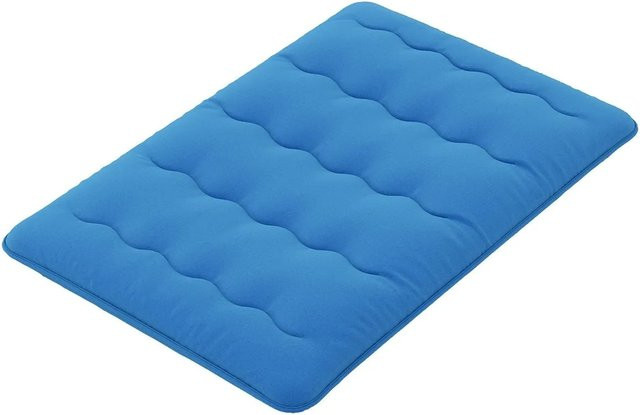 Costway Japanische Futon Matratze Blau mit abnehmbarem Bezug B/T/H: 200 x 140 x 10 cm - Bild 1