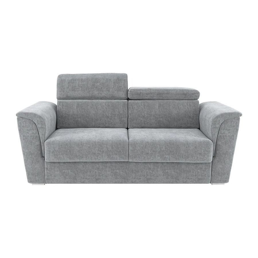 Vente-unique Schlafsofa Rizora in Grau mit Stoffbezug und einer Breite von 210 cm - Bild 2