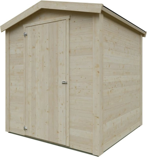 Kiehn-Holz Gerätehaus KH 16-004 Natur Unbehandelt B/T/H: 176 x 179 x 216 cm - Bild 1