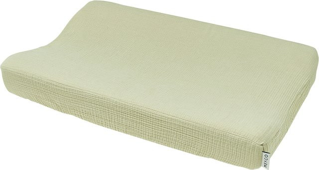 Meyco Baby Wickelauflagenbezug aus Musselin pre-washed, Farbe: Grün, B/T: 50 x 70 cm - Bild 1