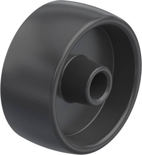 Blickle Kunststoff-Rad POA 65/12G in Schwarz mit 65 mm Durchmesser und 100 kg Tragfähigkeit - Bild 1