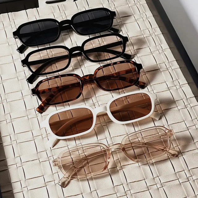 CAIPAI Brille, rechteckiger Rahmen, Vollrand, Kunststoff, multicolour - Bild 1