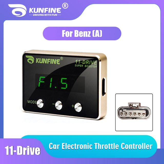 KUNFINE Elektronische Drosselklappensteuerung Rennbeschleuniger Tuning Zubehör für Benz (a) in Schwarz - Bild 1