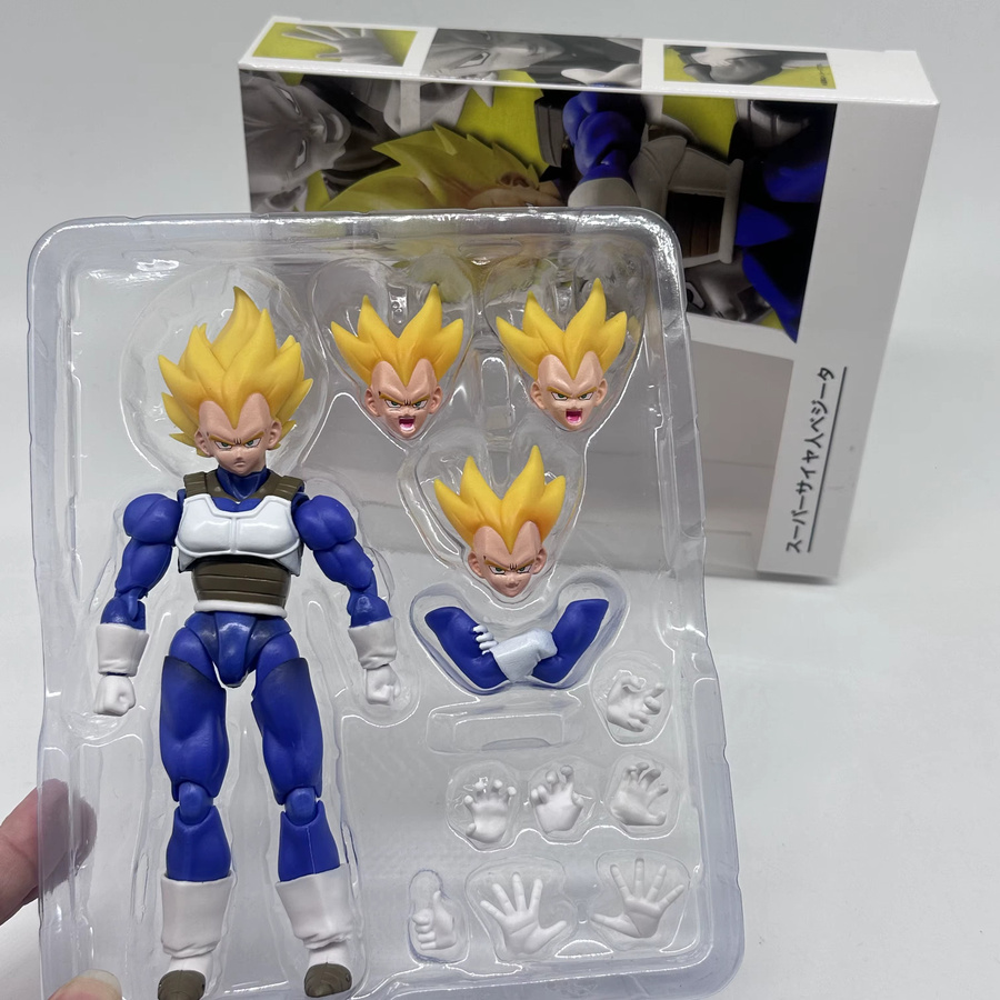 Bandai Dragon Ball Z Vegeta Actionfigur, Super Saiyan Sammelfigur - Bild 4