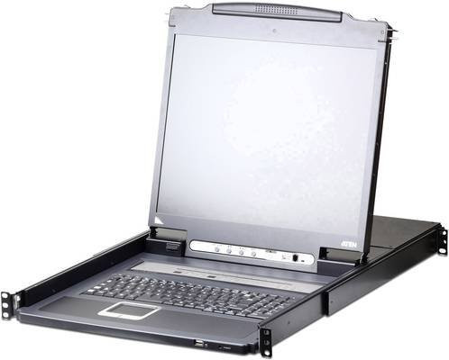 ATEN CL5708IN-ATA-XG KVM-Konsole in Schwarz mit 1920 x 1200 Pixeln - Bild 1
