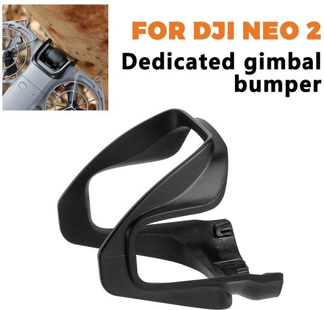 DJI NEO 2 Gimbal-Stoßstange in Schwarz als Kunststoffschutz für Kameraobjektiv und Drohnen-Aufprallschutz - Bild 1