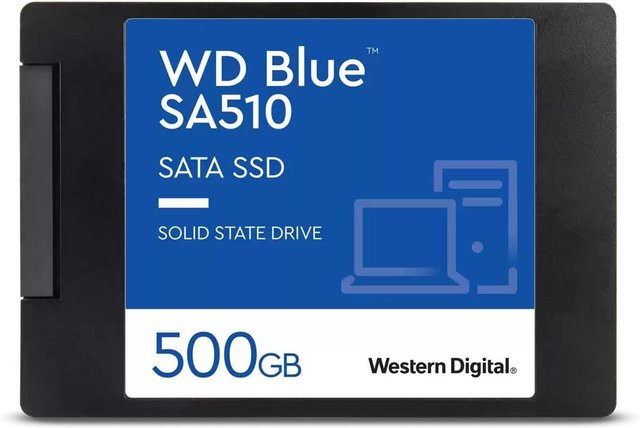 Western Digital Blue SA510 500 GB 2.5 Zoll Serial ATA III Interne SSD-Festplatte - Bild 1