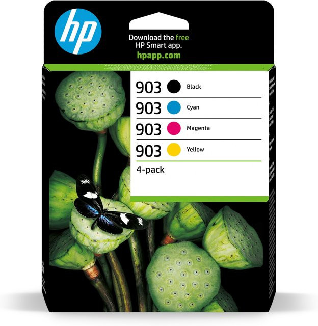 HP Original Tintenpatronen 903 Multipack 4er-Pack CMYK (Schwarz, Cyan, Magenta, Gelb) - Bild 4