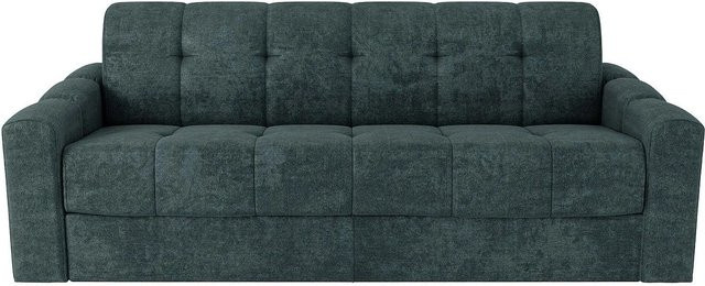 Vente-unique Schlafsofa Darielo in Blaugrün mit Stoffbezug und Breite: 210 cm - Bild 1