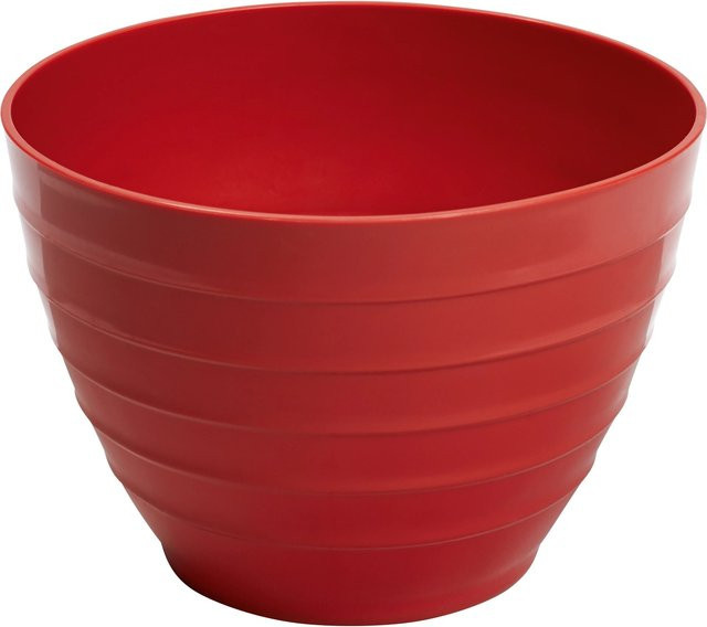 LUX-TOOLS Gipsbecher aus Kunststoff in Rot, Durchmesser: 12,5 cm - Bild 1