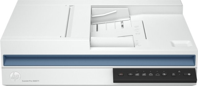 HP Scanjet Pro 3600 f1 Dokumentenscanner in Weiß mit CIS-Technologie, Duplex-Scan, 600 dpi, automatischem Dokumenteneinzug für 60 Blätter und USB 3.0 Anschluss (20G06A) - Bild 1
