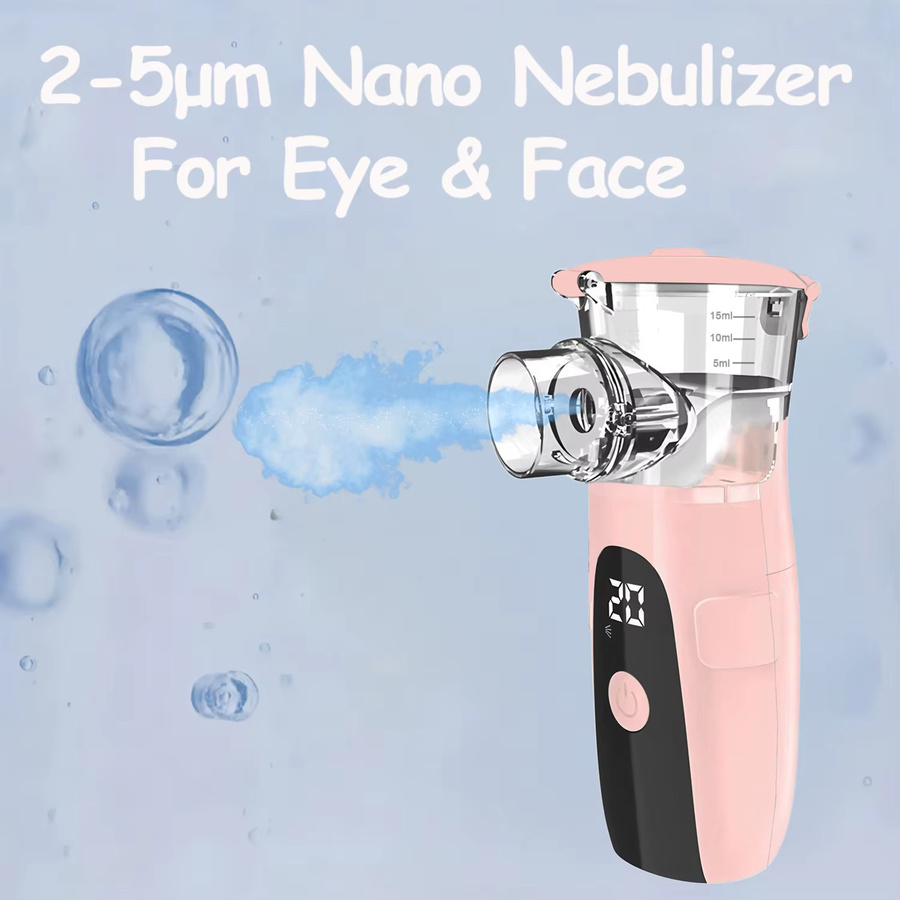Fireurus Mini-Gesichtsdampfer Nano-Kaltspray, Blau, Unisex - Bild 2