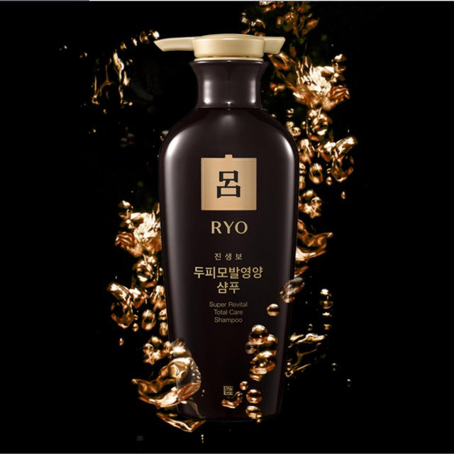 Ryo Super Revital Total Care Shampoo, 400 ml, Ginseng, Minze - Bild 1