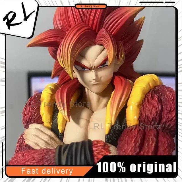 JG Dragon Ball Gogeta Super Saiyajin 4 Figur aus PVC, Höhe: 33 cm, Farbe: Rot/Multicolor - Bild 1