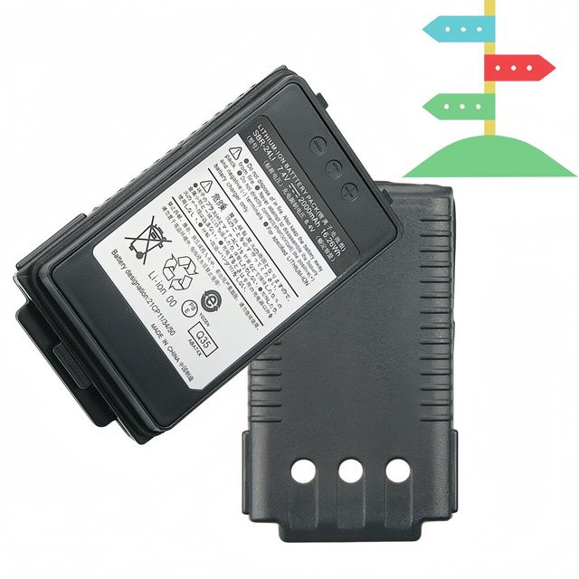 Yaesu SBR-24Li Ersatz-Li-Ionen-Akku mit 2000 mAh in Schwarz für FT-70D, FT70D, FT70DR, FT-70DR und FT-70DS Funkgeräte - Bild 1