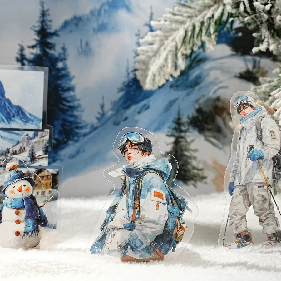 Etori Life Snow Mountain Journey Aufkleber, 15-teiliges Set, multicolor - Bild 2