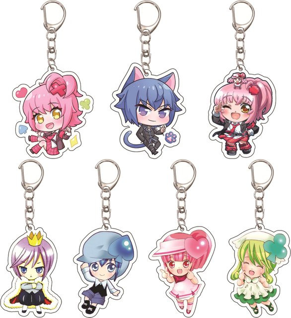 Bandai Shugo Chara! Hinamori Amu Amulett Acryl-Schlüsselanhänger, Unisex - Bild 1