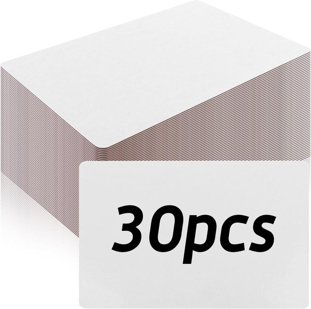 30 Stück Make His Bow Mini-Whiteboards doppelseitig, grau, B: 23 cm, H: 15 cm - Bild 1
