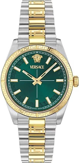 Versace Armbanduhr Quarz, Edelstahl, Gold/Silber, Herren - Bild 1