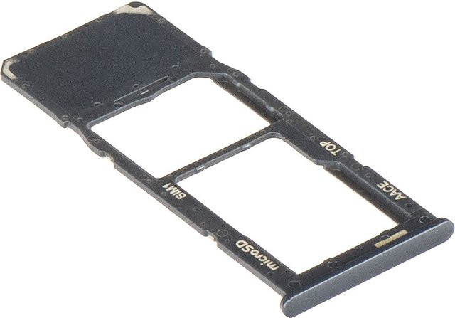 Samsung SIM-Kartenhalter für Galaxy A13 A135, Single SIM, Schwarz - Bild 1