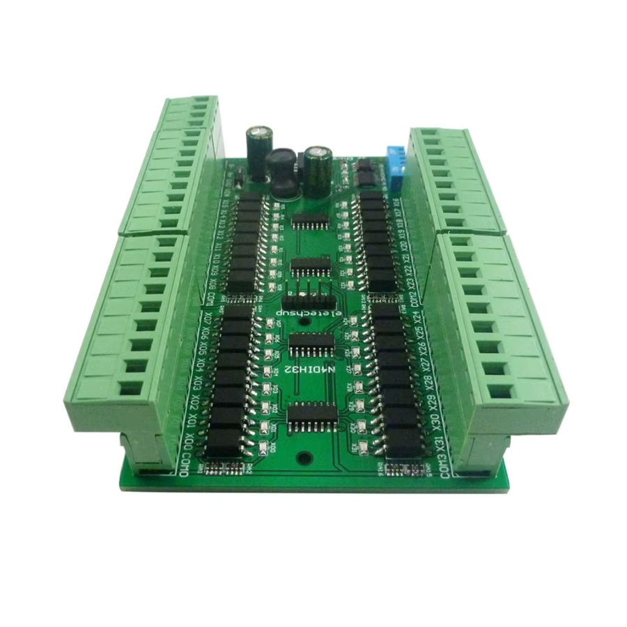 Eletechsup N4dih32 Digitaler Eingangsmodul Controller für PLC, 32 Kanäle, PNP/NPN, RS485 Modbus RTU, Grün - Bild 2