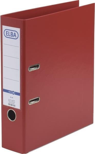 ELBA Ordner Rado Star DIN A4 in Rot mit 80 mm Rückenbreite und Sichttasche - Bild 1