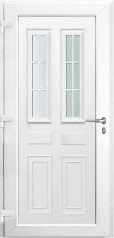 KNOCK Kunststoff-Haustür ARES in Weiß mit Glaseinsatz, B: 110 cm, H: 210 cm - Bild 1