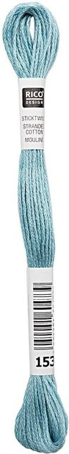 Rico Design Sticktwist aus Baumwolle in Mint, 8m Länge - Bild 1