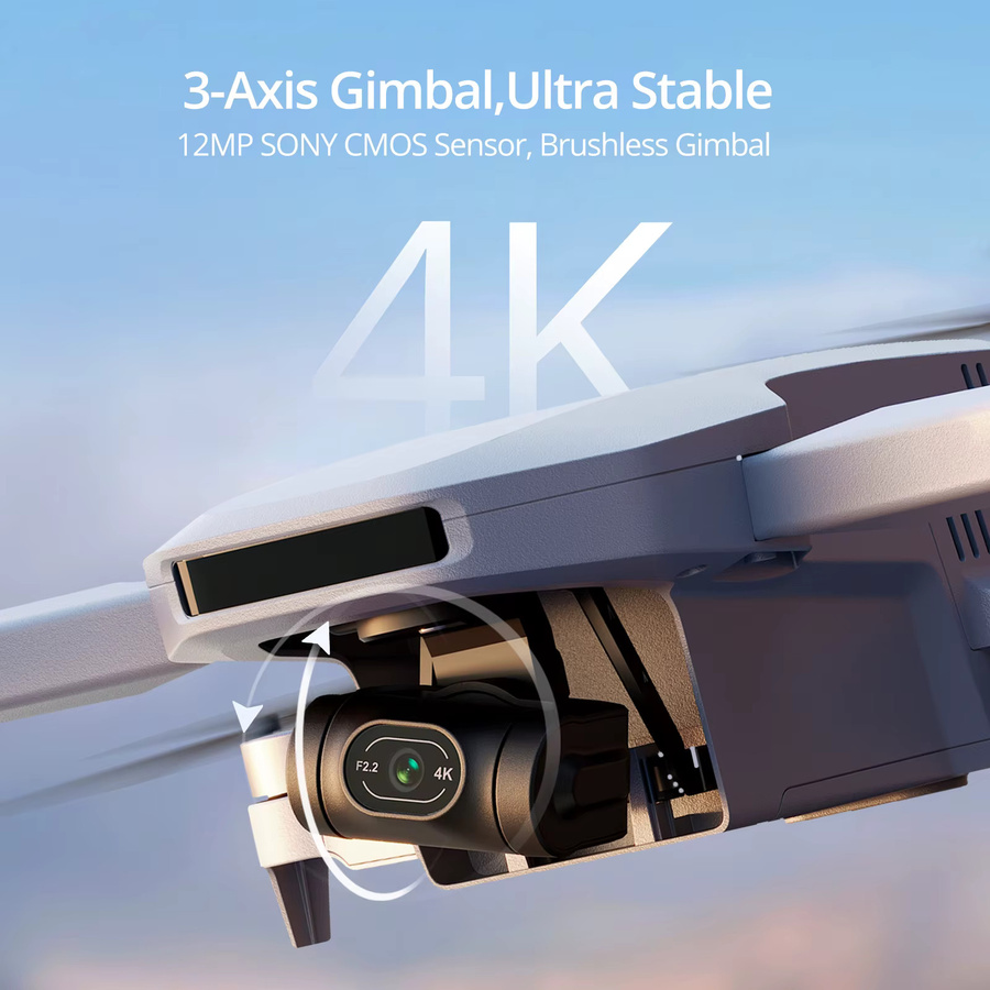 Potensic ATOM C0 Mini-Drohne mit 4K Kamera, 3-Achsen-Gimbal und GPS, bürstenloser Quadcopter - Bild 2