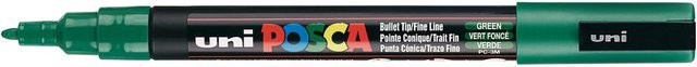 uni POSCA Marker PC-3M Permanent Marker mit feiner Spitze in Grün - Bild 2