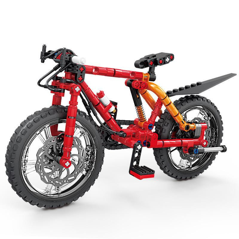 Affenmann Mountainbike Fahrrad Bausteine Modell 2-teiliges Set - Bild 1