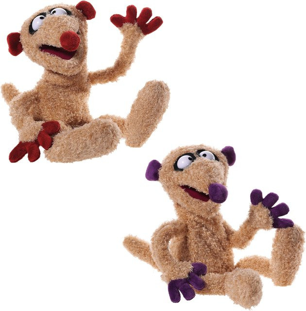 HEUNEC Jan & Henry Handspielpuppenset, Plüsch / Textil, Bunt / Mehrfarbig - Bild 1