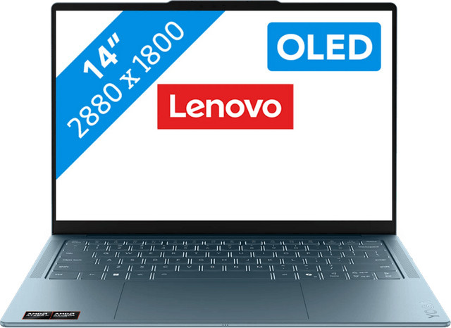 Lenovo Yoga Slim 7 OLED Copilot+ PC 14AGP11 mit 14 Zoll Display, AMD Ryzen AI 7, 16GB RAM und 1TB SSD in Blau oder Grau - Bild 1