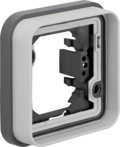 Hager Rahmen WNA401 in Grau mit IP55 Schutzart - Bild 1