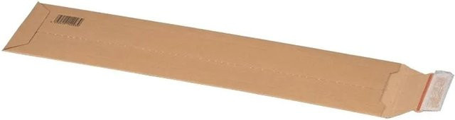 25 Versandtaschen für KFZ-Zeichen von PROREGAL in Braun mit Selbstklebeverschluss und Aufreißfaden, B: 59,0 cm, H: 14,0 cm, T: 5,0 cm - Bild 1