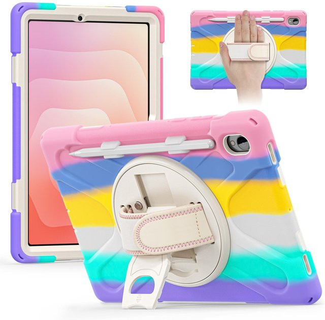 Armor Kids Stoßfeste Schutzhülle für Samsung Galaxy Tab S11 11 Zoll SM-X730 SM-X736 SM-X736B mit Ständer und Tragegurt in Multicolour - Bild 1