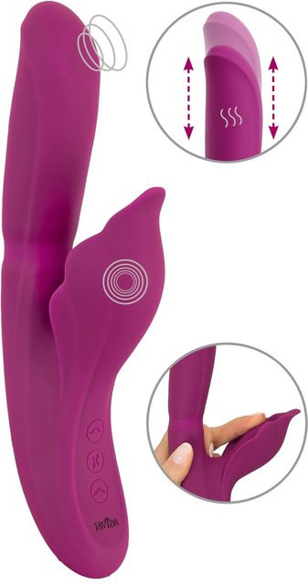 Javida Rabbitvibrator mit 4 Funktionen in Lila - Bild 1