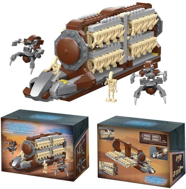 ERSTAUNLICHE BLOKS Weltraumkrieg Transportfahrzeug, Bausteine, 522 Teile, ab 6 Jahren - Bild 1
