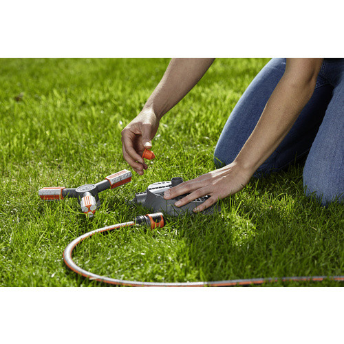 Gardena Comfort Mambo Kreisregner in Anthrazit/Orange/Grau für 9 bis 310 m² B/T/H: 21,5 x 20,5 x 10,5 cm - Bild 2