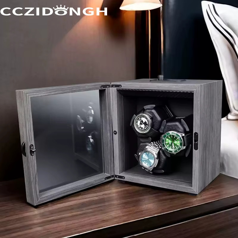 CCZIDONGH Uhrenbeweger für Automatikuhren, 4+0, Schwarz, Unisex - Bild 4