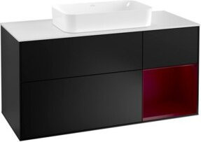 V&B Waschtischunterschrank Finion in Weiß lackiert, Breite: 120 cm, Tiefe: 50,1 cm, Höhe: 50,1 cm - Bild 1