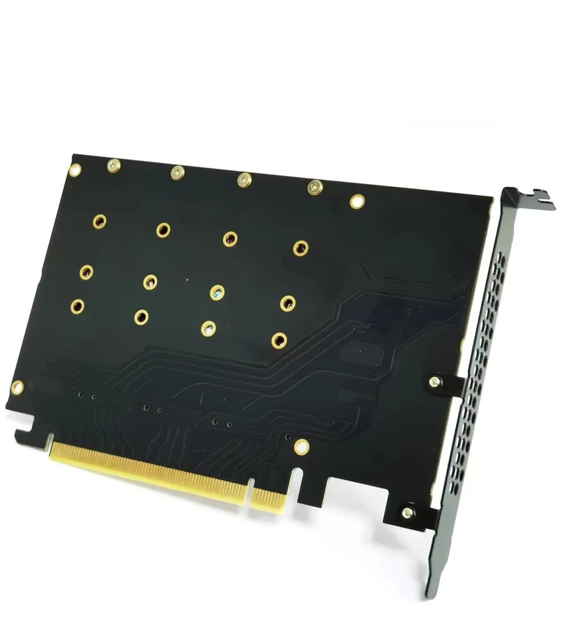 Kebidumei M.2 NVMe zu PCIe 4.0 und 3.0 Adapter Erweiterungskarte für M.2 SSDs (2230, 2242, 2260, 2280), Schwarz - Bild 5