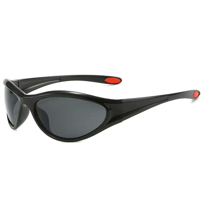 DOHOHDO Cat-Eye Sonnenbrille, Vollrand, Kunststoff, Schwarz, Unisex - Bild 4