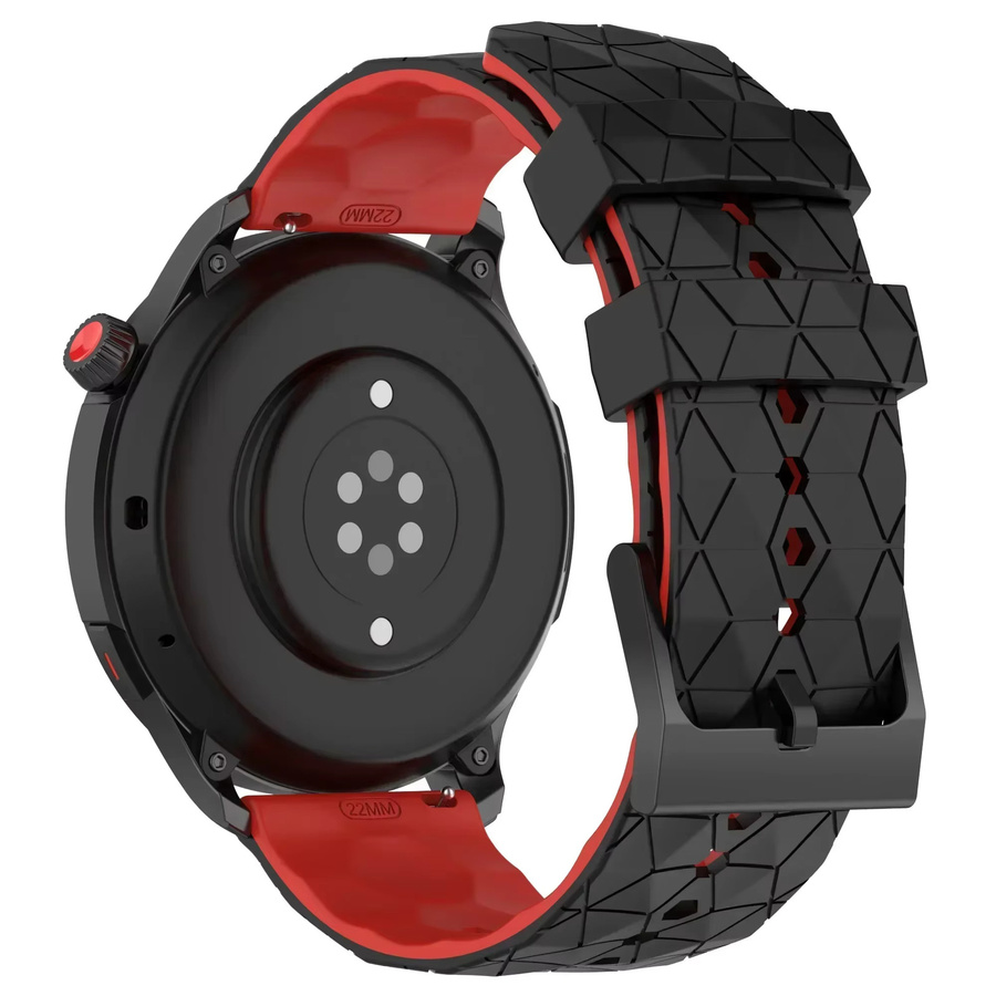 Zeblaze Uhrenarmband Silikon, 22 mm, Schwarz - Bild 3