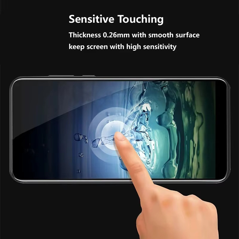 5 Stück Xiaomi Full Cover Displayschutzfolien aus gehärtetem Glas, transparent, passend für Redmi Note 14 13 Pro Plus 12 Pro 11S 11 10 9 8 Pro Max - Bild 3